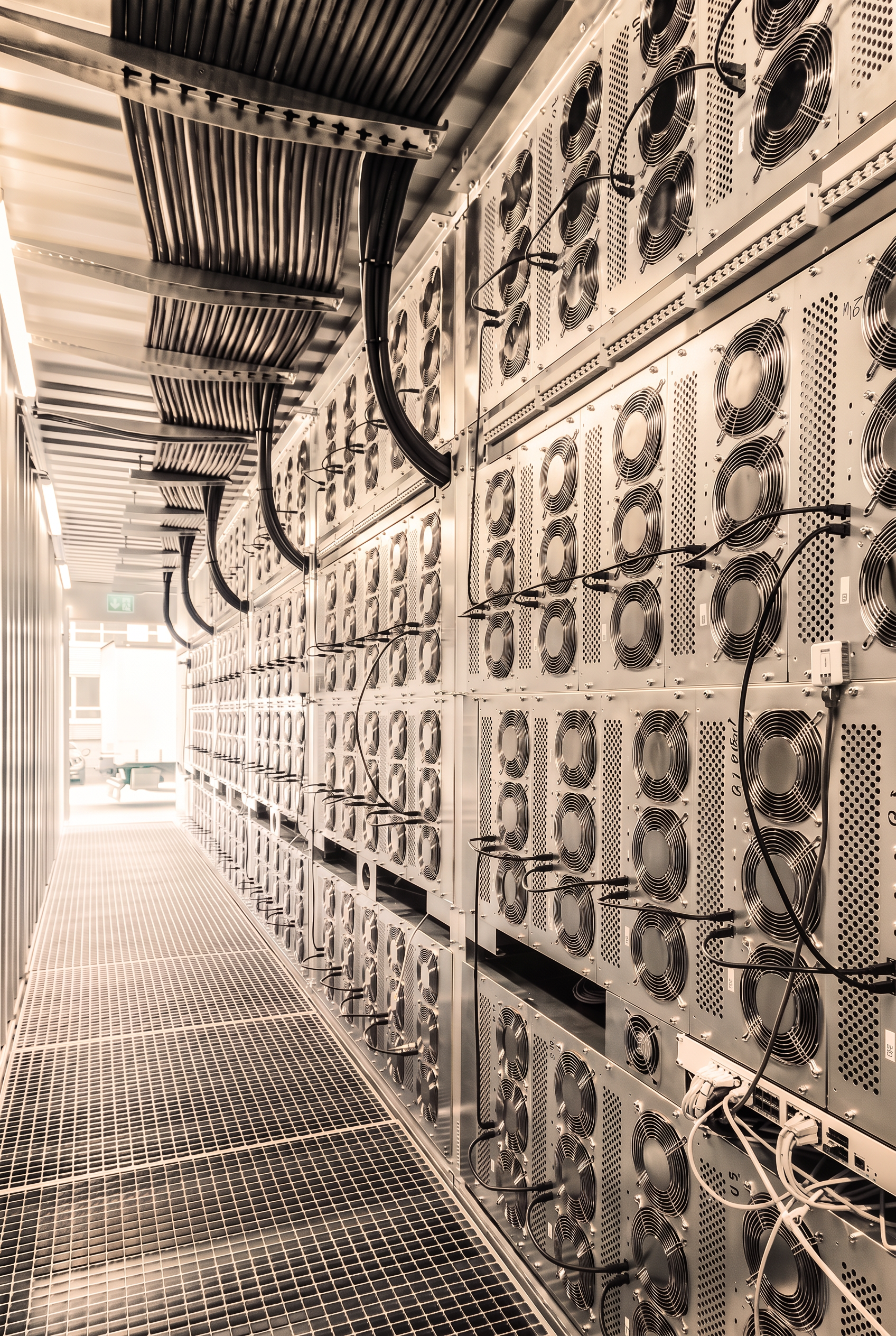 High-density compute racks in a data center