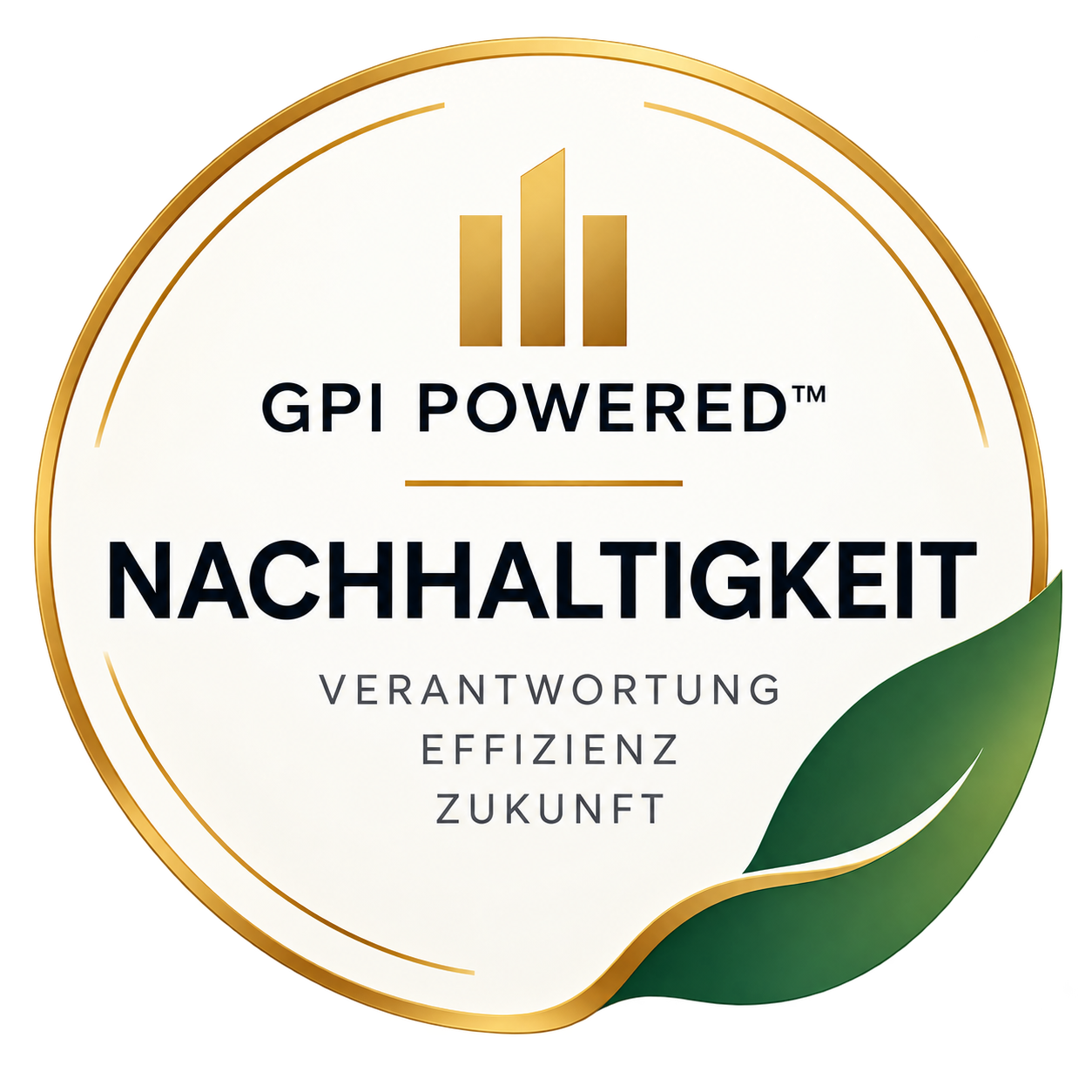 GPI POWERED™ Nachhaltigkeitssiegel